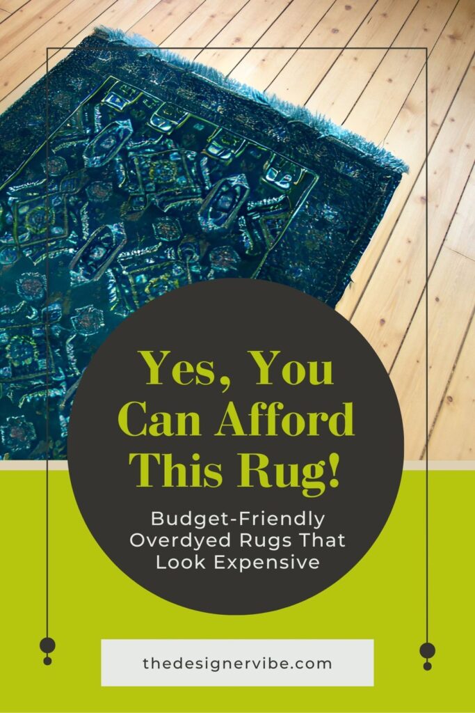 Overdyed Rug