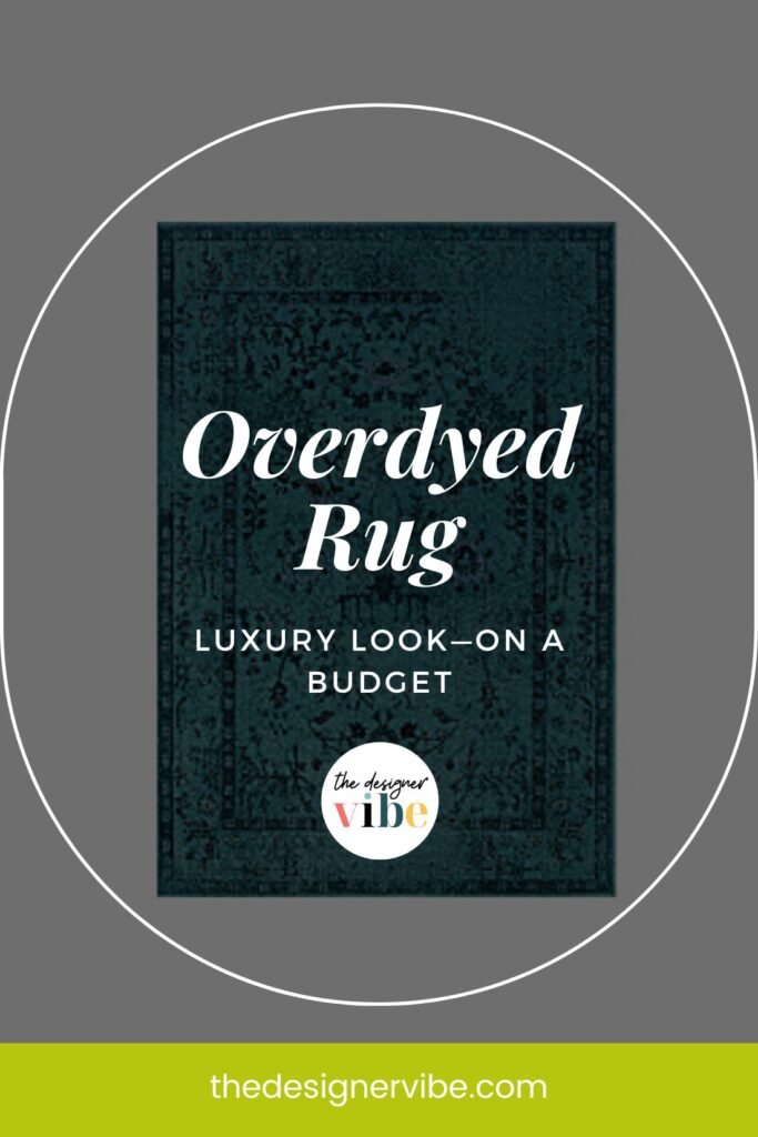 Overdyed Rug