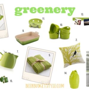 GREENERY: Use the Color of the Year in Your Home