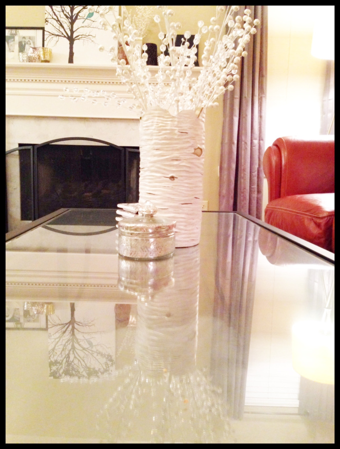 Mirrored Glass Tabletop