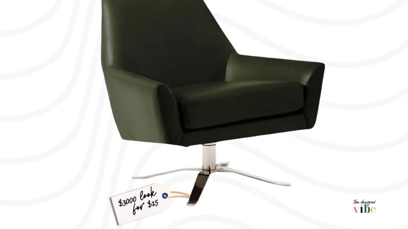 How to Paint a Faux Leather Chair: A Designer Look for Less