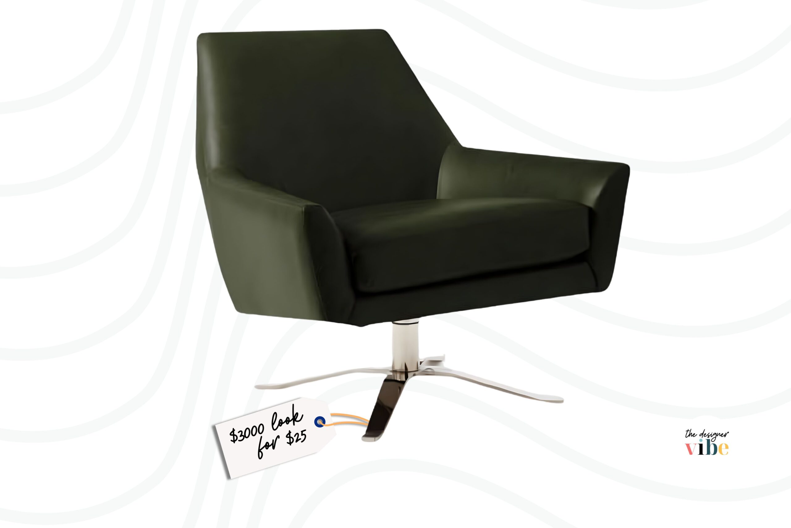 How to Paint a Faux Leather Chair: A Designer Look for Less