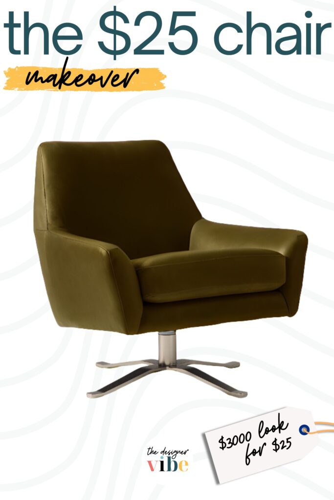 how to paint a faux leather chair