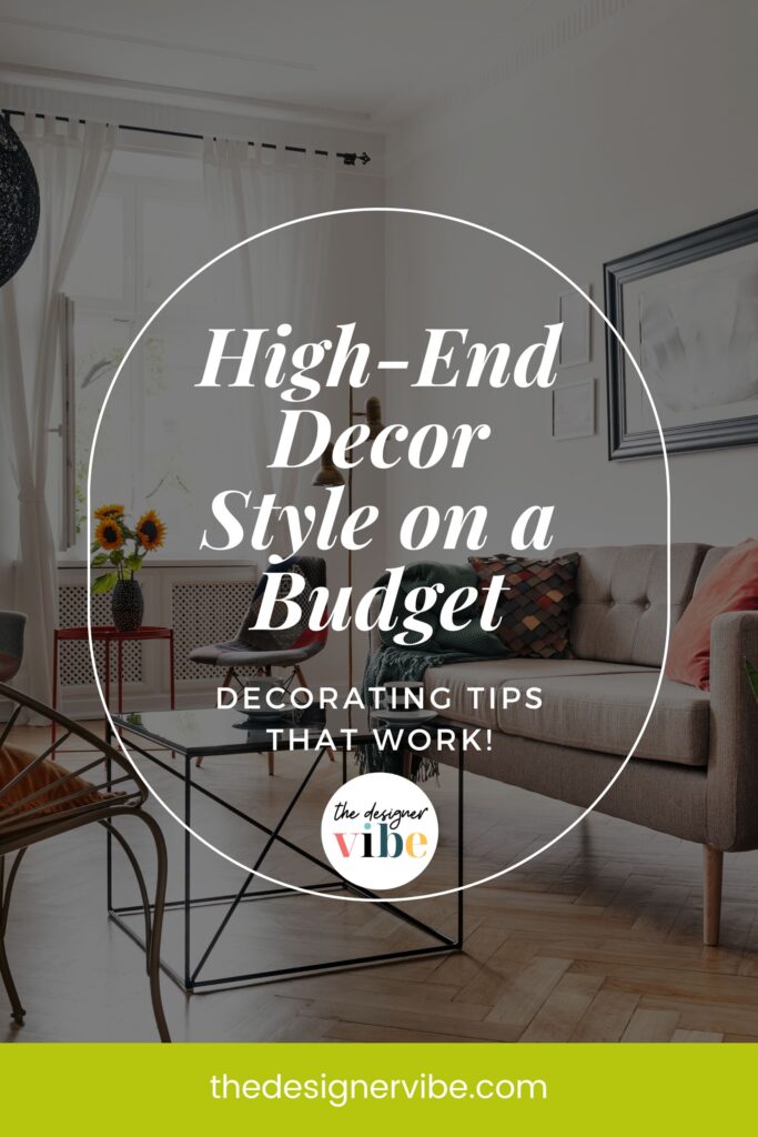 how to decorate a home on a budget