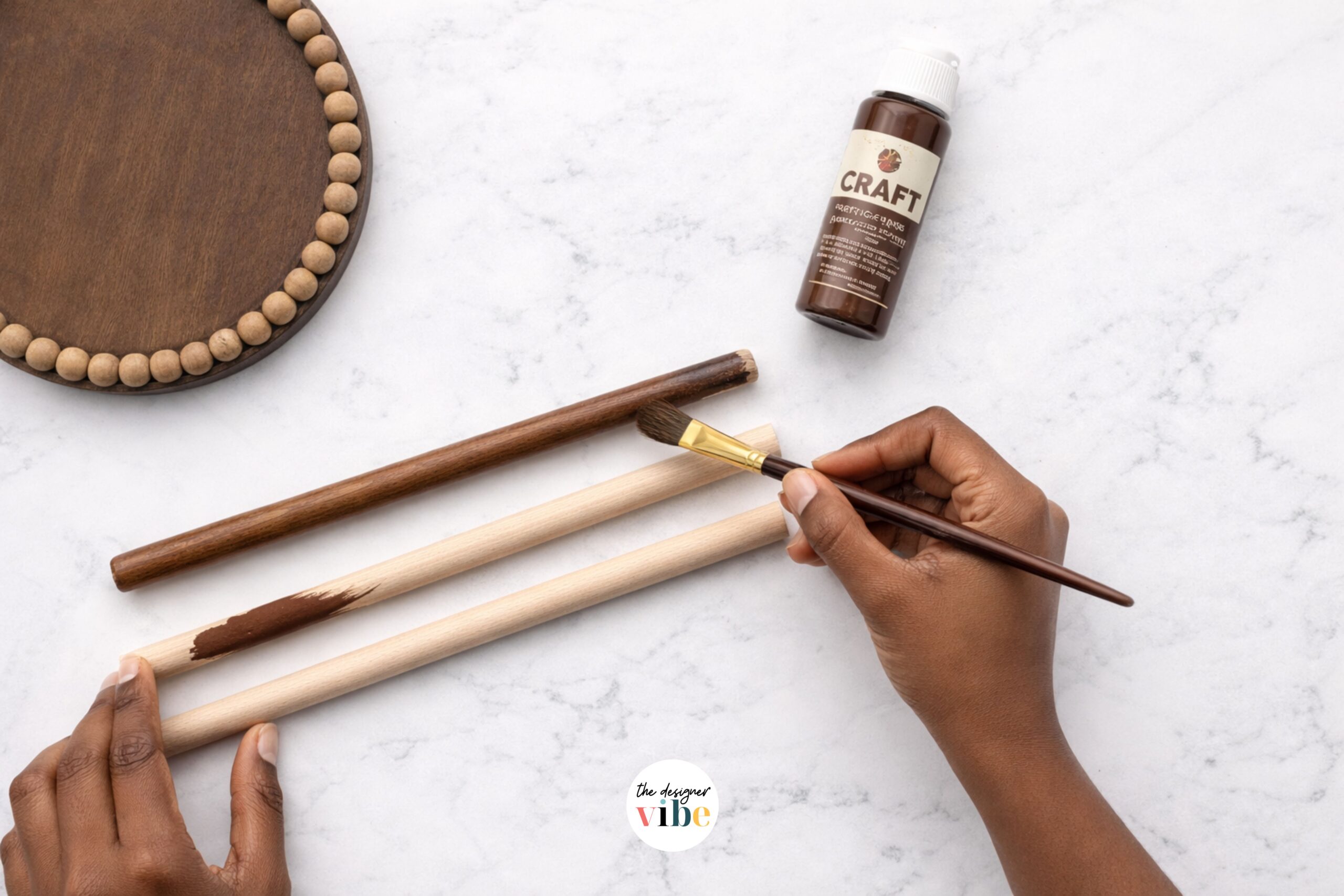 Christmas ornament stand DIY