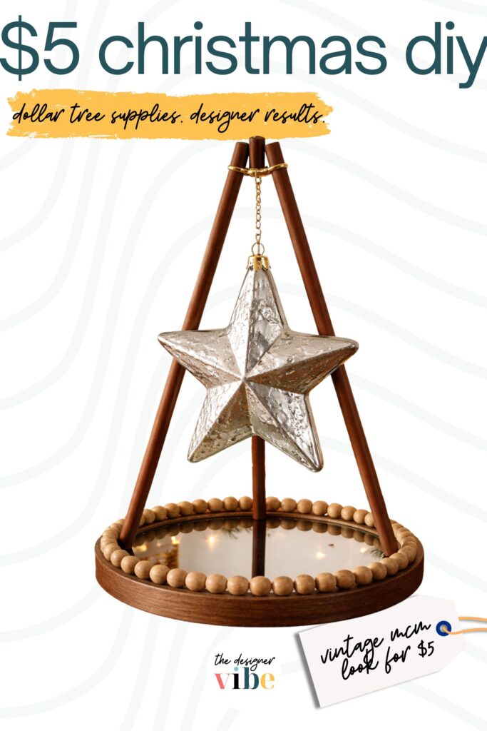 Christmas ornament stand DIY
