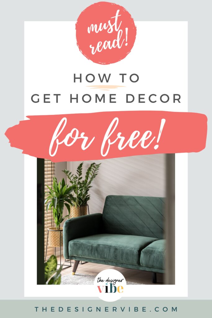 how to get free home decor
