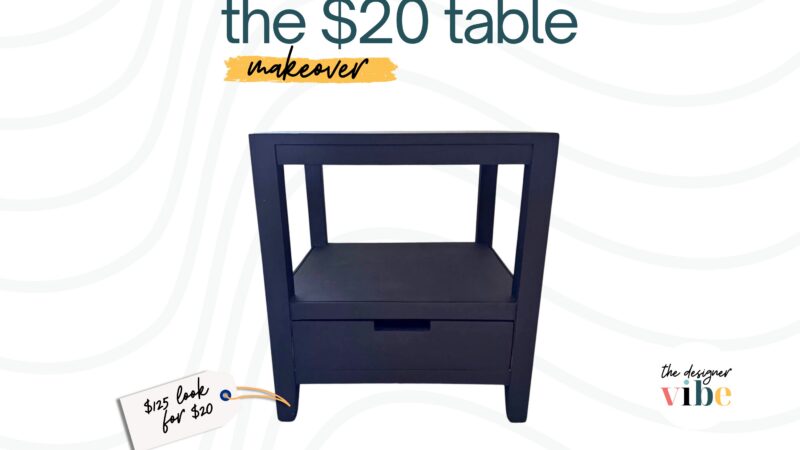 DIY Nightstand Dupe (Look for Less)