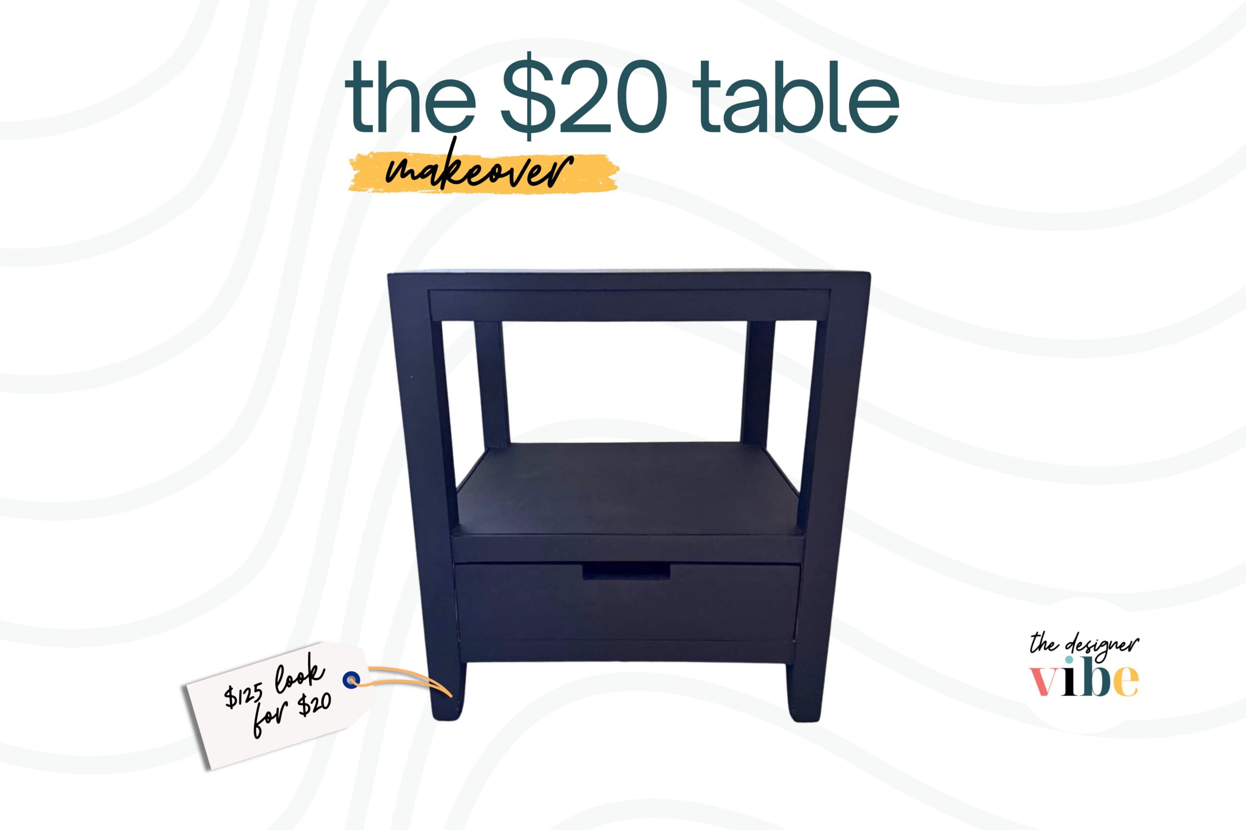 DIY Nightstand Dupe (Look for Less)