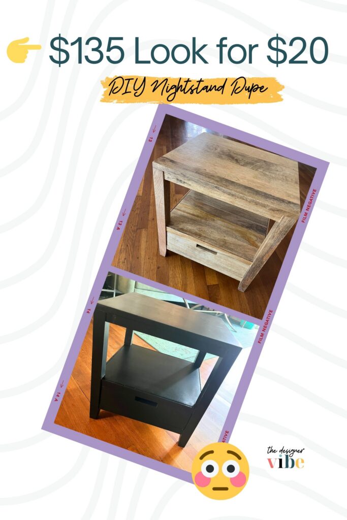 DIY nightstand dupe (look for less)
